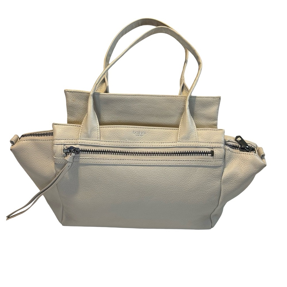 Botkier Elegant Cream Leather Tote Bag - Picture 7 of 14
